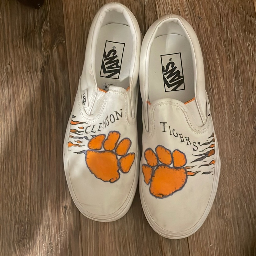 Clemson Vans Shoes